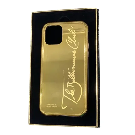 24K Gold iPhone 15 Billionaires Club case