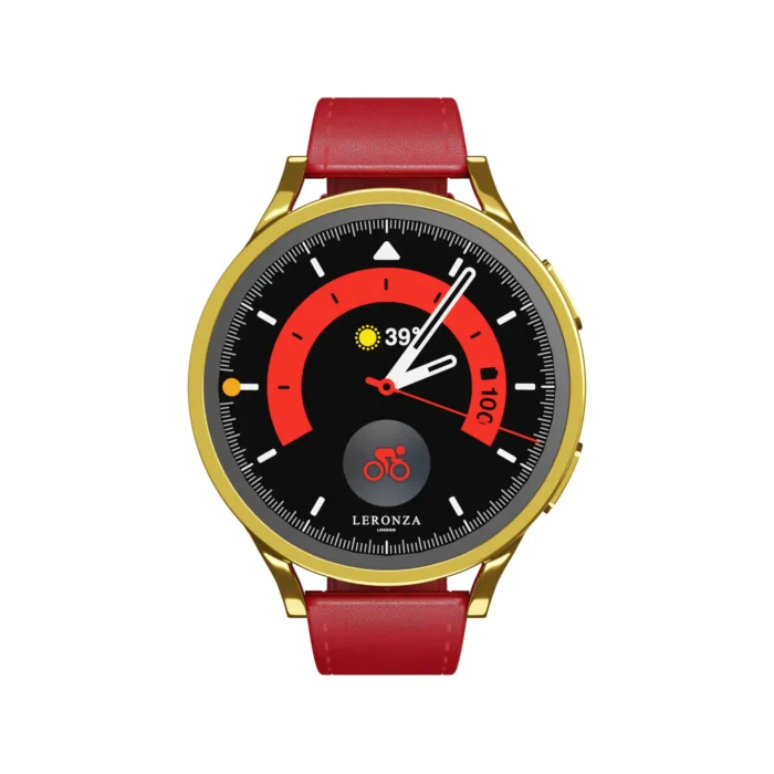 24K Gold Samsung Watch 7 Red