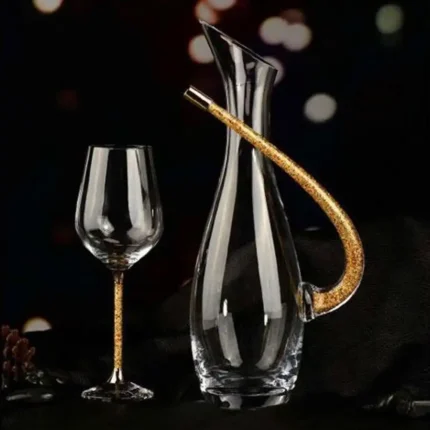 24K Gold Crystal Decanter