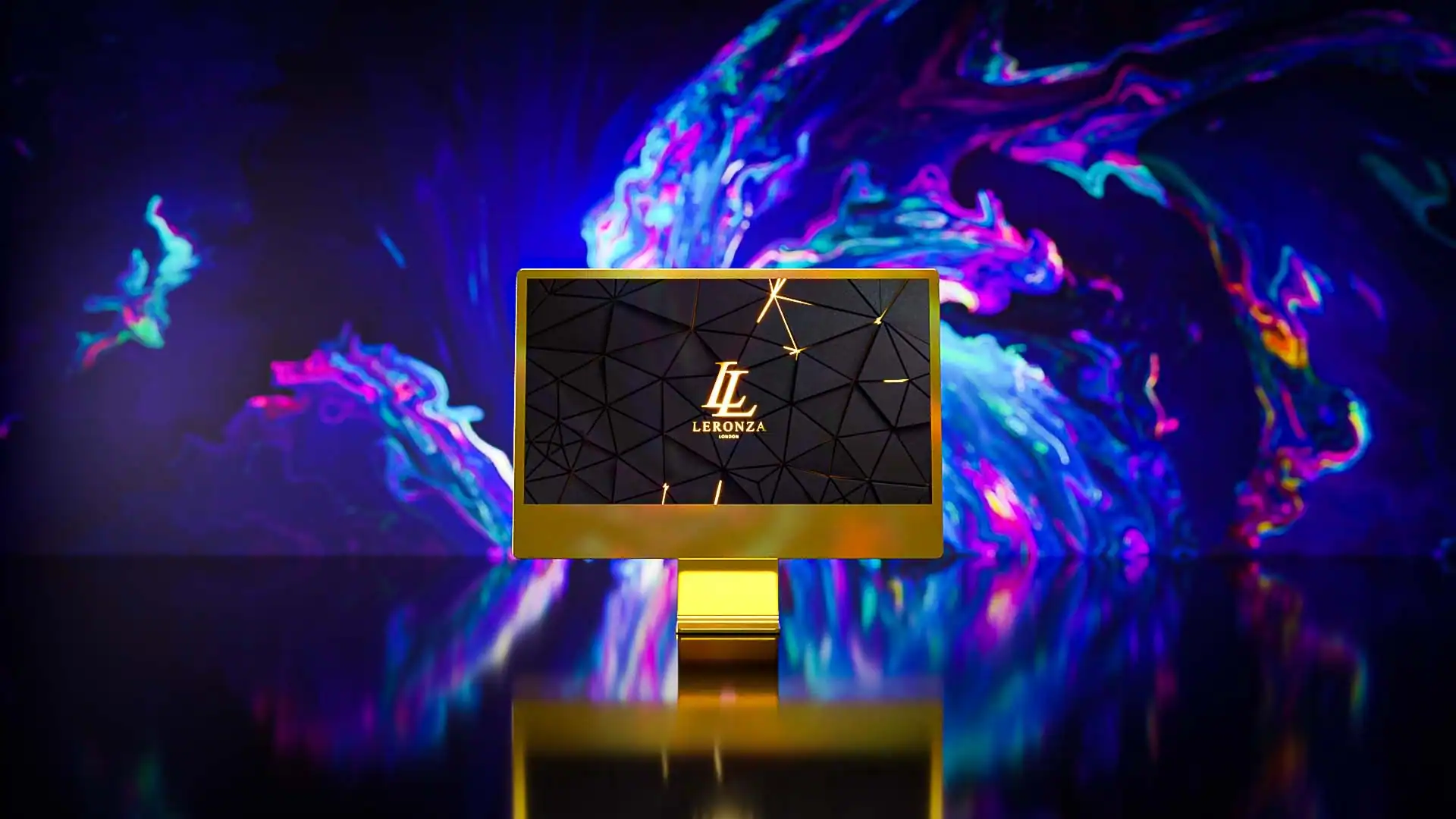 Luxury 24k gold Apple Mac