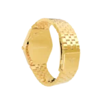 24K Gold Watch LM 2400, case back and fold-over clasp with the GoldPrivé mark