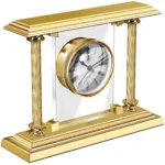 24K Gold Desk Clock