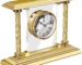 Gold Desk Clock, part of Leronza's corporate gifts collection
