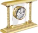 Gold Desk Clock, part of Leronza's corporate gifts collection