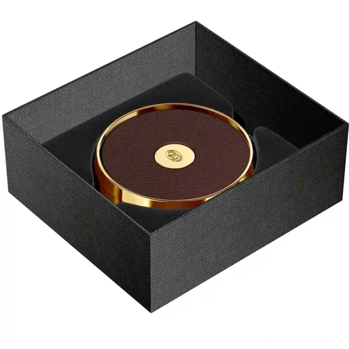 24K Gold Drink Coasters Set