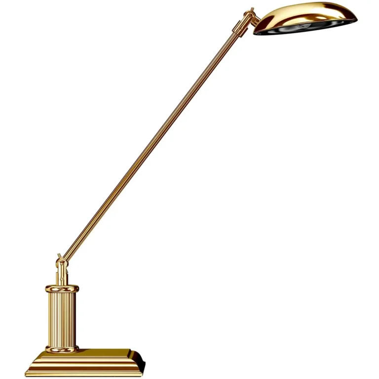 24K gold LED desk lamp from the executive desk collection