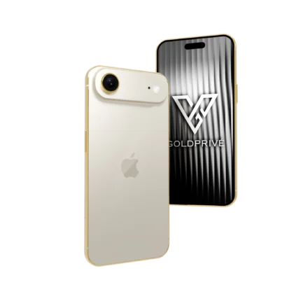 Light Gold iPhone Air in 24K Gold, Rose Gold & Platinum – 24K gold luxury customization by GoldPrivé