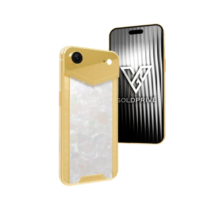 Pearl Noble iPhone Air in 24K Gold, Rose Gold & Platinum – 24K gold luxury customization by GoldPrivé
