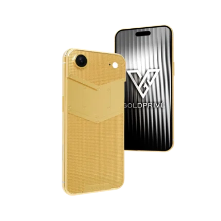Pyramid iPhone Air in 24K Gold, Rose Gold & Platinum – 24K gold luxury customization by GoldPrivé