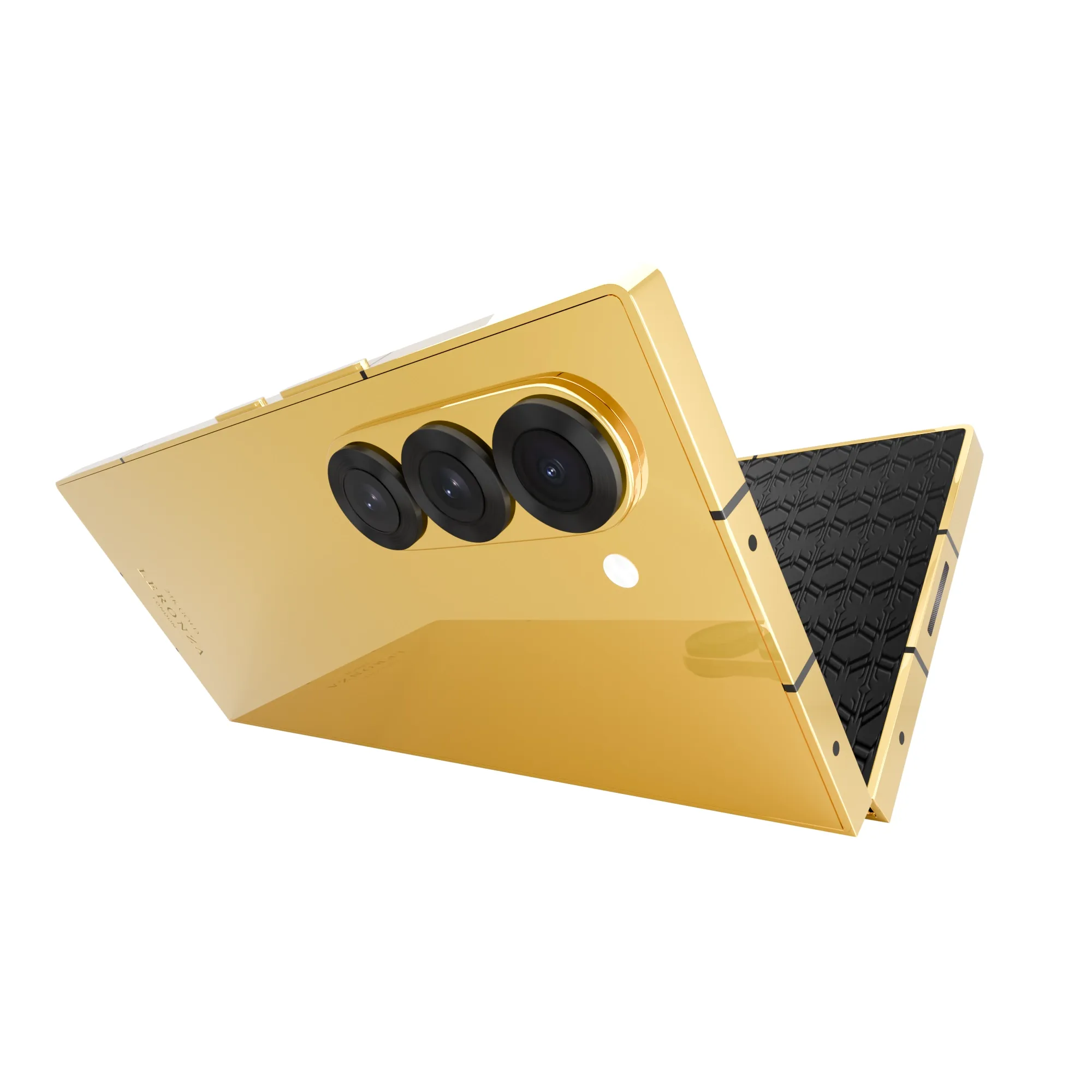 Gold Samsung Galaxy Fold6 Leather