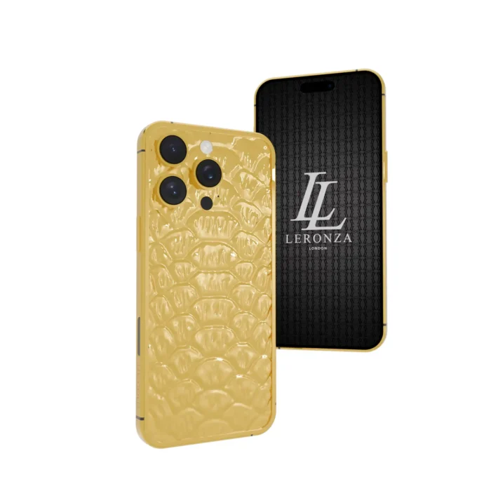 24k gold iphone 16 pro max crocodile