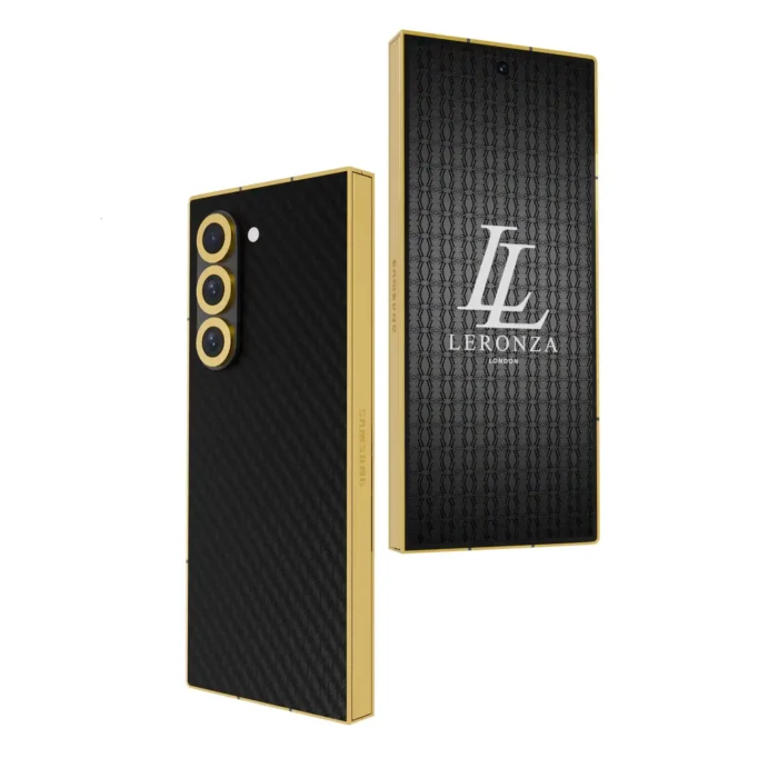 Gold Samsung Galaxy Z Fold6 Black