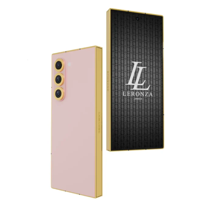 Gold Samsung Galaxy Z Fold6 Pink
