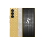 24K Gold Samsung Galaxy Fold6 Pearl design