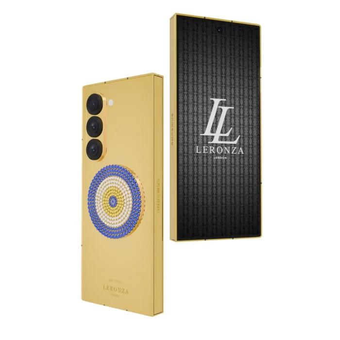 Solid Gold Samsung Galaxy Z Fold6 LuxEvil Charm