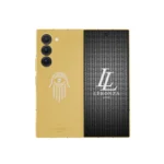 Solid Gold Samsung Galaxy Z Fold6 Seraphic Hamsa