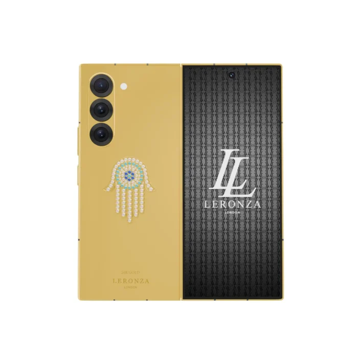 Solid Gold Samsung Galaxy Z Fold6 Hamsa Eye