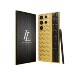 Gold Samsung Galaxy S25 Ultra leather