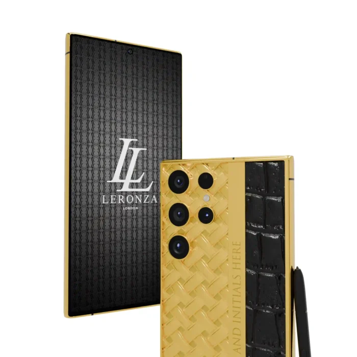 Gold Samsung Galaxy S25 Ultra leather