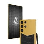 24K Gold Samsung Galaxy S25 Ultra leather