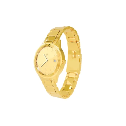 Custom 24K gold watch