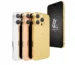 Elite gold iPhone 16 Pro in platinum, rose gold and 24K gold finishes
