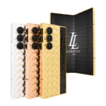 Gold Samsung Galaxy Fold6 Leather