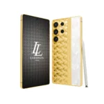 Gold Galaxy S25 Ultra Knots Pearl