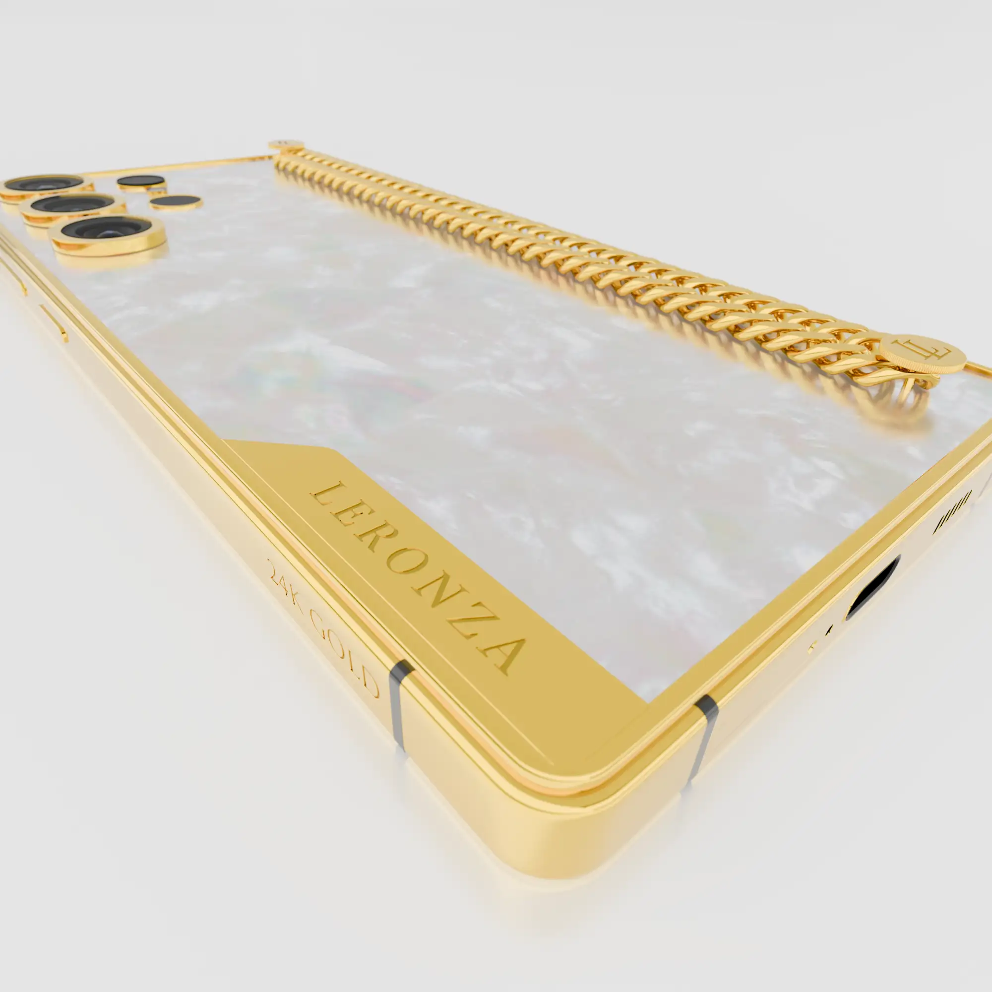 Gold Samsung Galaxy S25 Ultra Pearl