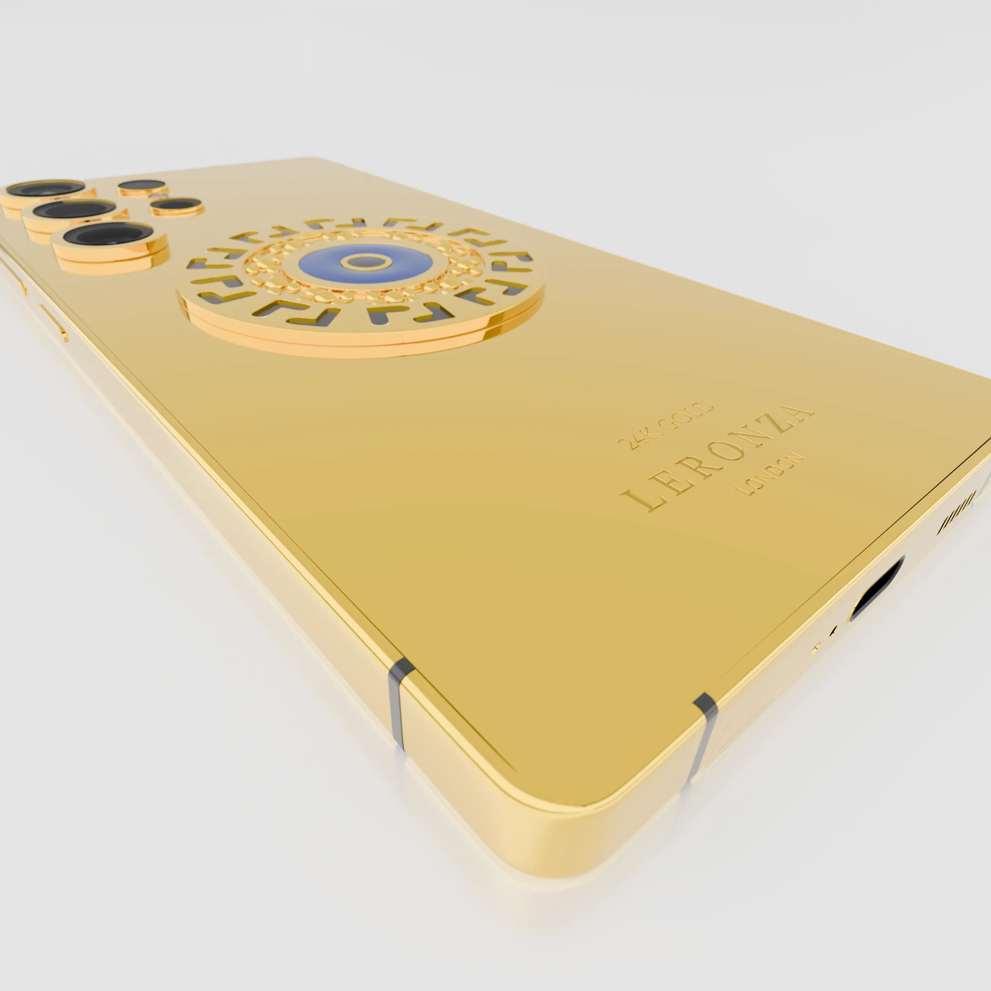 Gold Samsung Galaxy S25 Ultra Meandros Blessing