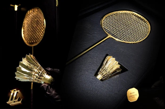 24k Gold Badminton Set - Image 7