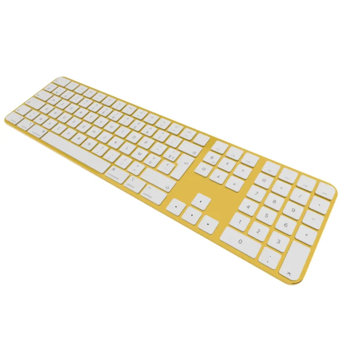 Luxury 24K Gold Magic Keyboard with Touch ID and Numeric Keypad (USB–C) - Image 2