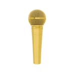 24K Gold Shure SM58 Dynamic Microphone - Image 5
