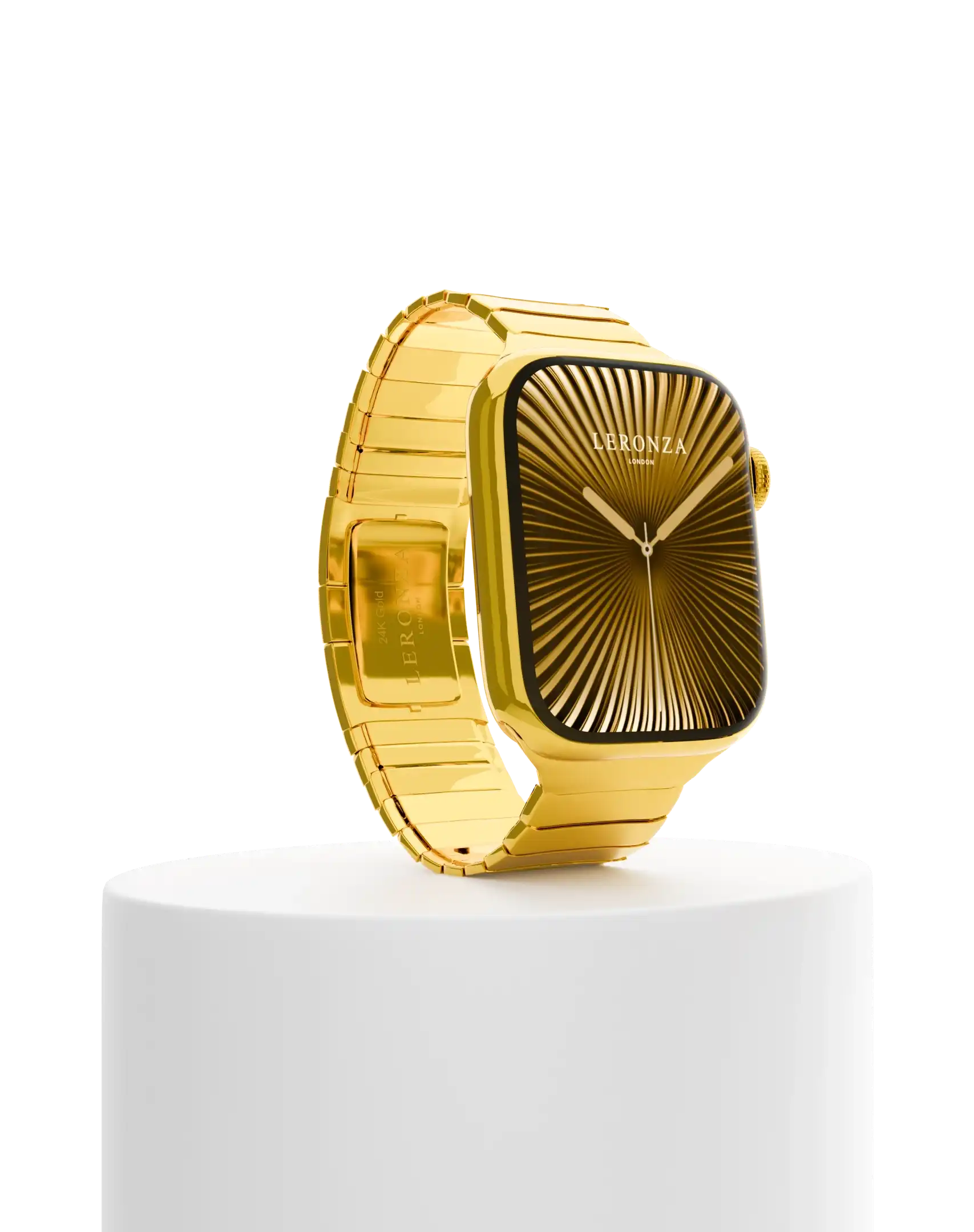 24K Gold Luxury Leronza Apple Watch Series 10