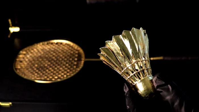 24k Gold Badminton Set - Image 6