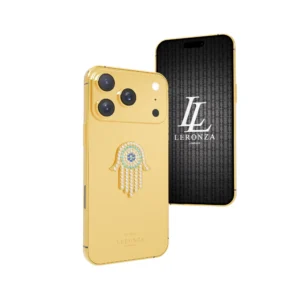 Hamsa Eye Amulet – 24K gold luxury customization by Leronza
