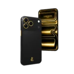 Black iPhone 17 Pro and Max in 24K Gold, Rose Gold & Platinum
