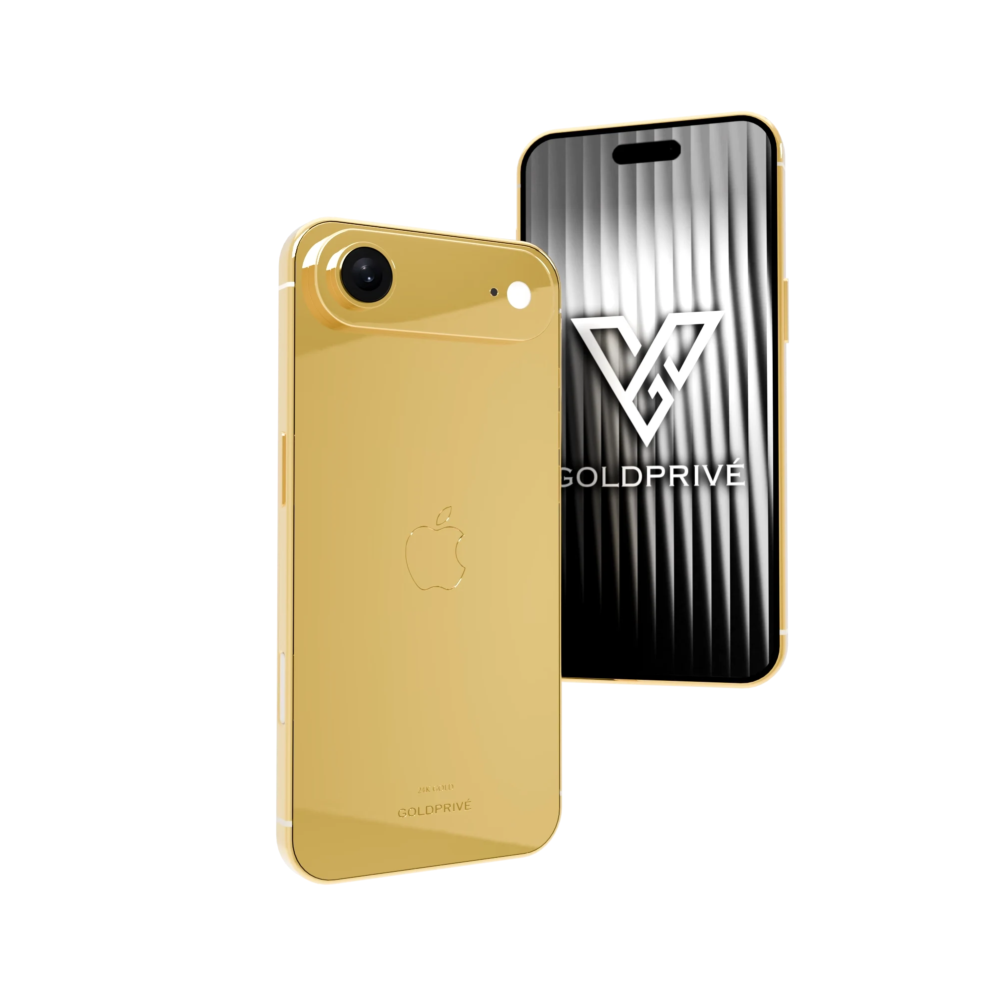 Elite iPhone Air in 24K Gold, Rose Gold & Platinum – 24K gold luxury customization by GoldPrivé