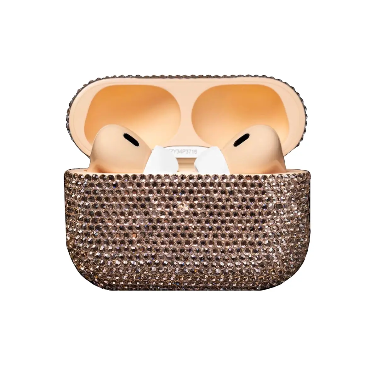 GoldPrivé AirPods Pro 3 Light Peach Edition | Swarovski Crystal