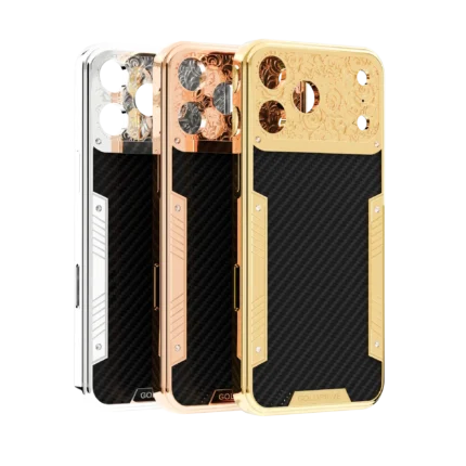 CarbonFiber Royale Gold iPhone 18 Pro and Pro Max Case