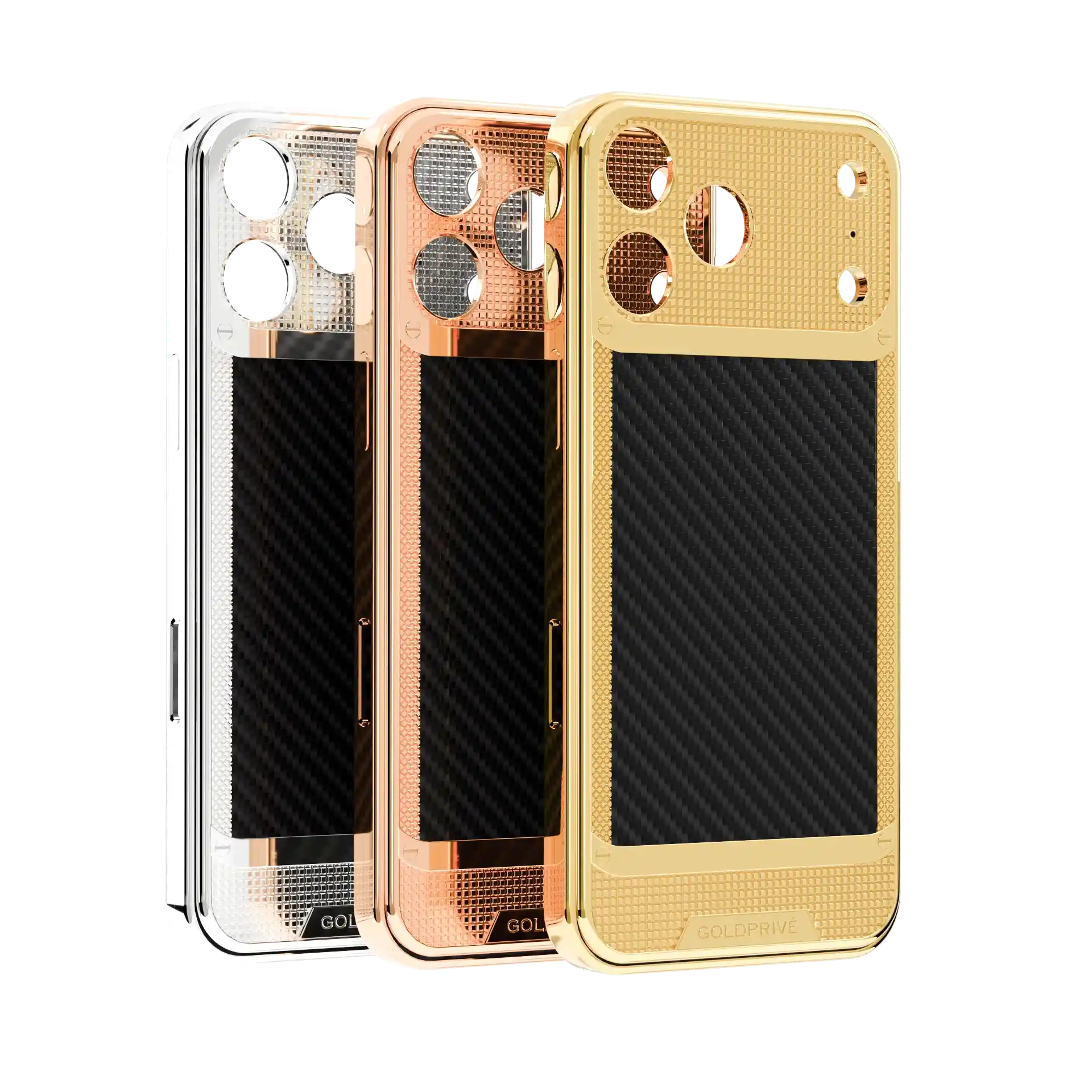 01 - 2026-03-31T192751.402 Knots & CarbonFiber Gold iPhone 18 Pro and Pro Max Case - Image 1