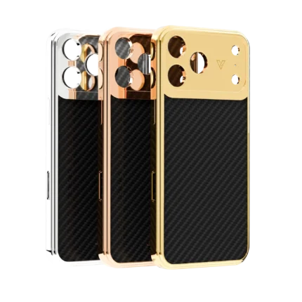 GoldPrivé CarbonFiber Legacy Gold iPhone 18 Pro & Pro Max Case