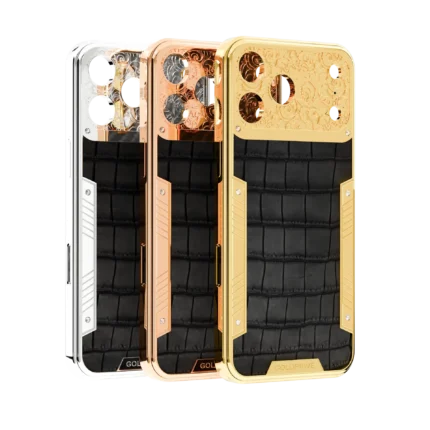 GoldPrivé Exotic Royale Gold iPhone 18 Pro & Pro Max Case