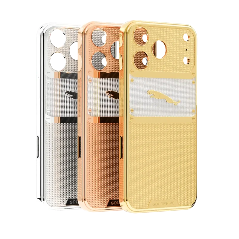 Imperial Gold iPhone Case in Platinum, Rose Gold and 24K Gold