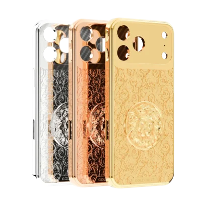 GoldPrivé Le Lion Fleur Gold iPhone 18 Pro & Pro Max Case