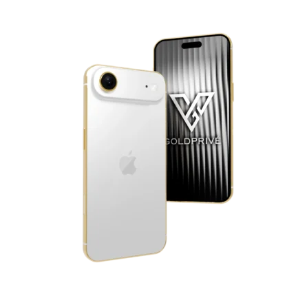 Cloud White iPhone Air 2 in 24K Gold, Rose Gold & Platinum