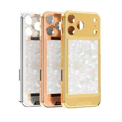 GoldPrivé Knots & Pearl Gold iPhone 18 Pro & Pro Max Case