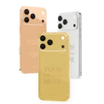 Signature iPhone 18 Pro and Pro Max customized in 24K gold, rose gold and platinum by Leronza