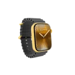 Gold Apple Watch Series 12 with Black Ocean Band – Gold, Rose Gold & Platinum - Image 4