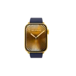 Gold Apple Watch Series 12 with Deep Blue Modern Buckle – Gold, Rose Gold & Platinum - Image 2